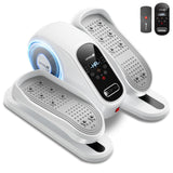 Under Desk Elliptical Machine, Ellipse Leg Exerciser for Seniors, Quiet & Portable Electric Seated Eclipse Exercise Training Machine with Remote, 12 Level Speeds & Mute Function, Manual & Auto Mode UMAY