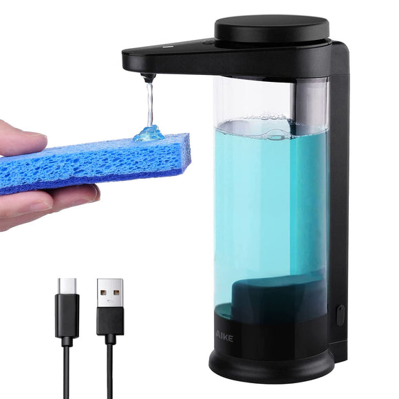 Touch-Free Rechargeable Automatic Liquid Soap Dispenser for Kitchen AIKE