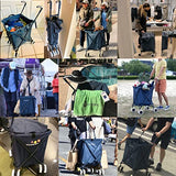 The Original VersaCart Transit Folding Shopping and Utility Cart, Water-Resistant Heavy-Duty Canvas with Cover