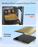 FLASHFORGE AD5X 3D Printer,Multi-Color 3D Printer with IFS,Fully Auto Leveling with Max 600mm/s High Speed Printing and Max 300°C Nozzle,Large Printing Size 220 * 220 * 220mm