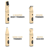 Supreme Trimmer All-in-One Multigroomer | No-Nick, Nose/Ear/Pubic & Full Body Grooming Kit | LCD Display, Rechargeable & Waterproof Men's Hair Trimmer | SMG3040