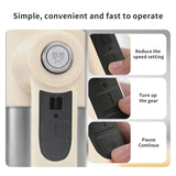 7-Speed Cordless Hand Mixer for Baking - Electric Handheld Mixer with 6 Stainless Steel Attachments, Turbo Boost, Digital Display, Lightweight Cake Mixer for Eggs, Cream, Cookie Dough (Yellow)
