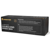 Meister SpeedKills Leather Speed Bag w/Lightweight Latex Bladder - Black - Small (7.5" x 5") (19 cm x 12.7 cm)