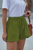 Daspkuwy Womens Shorts Soft Comfy Cotton Loose Shorts for Women Summer Cozy Banded Waist Running Fitness Workout Yoga Woman's Shorts Sage Green XXL