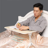 DDYYDS Laptop Table for Bed, Foldable Lap Desks, Desk Height Adjustable, Portable Tray for Couch and Sofa, Stand for and Writing