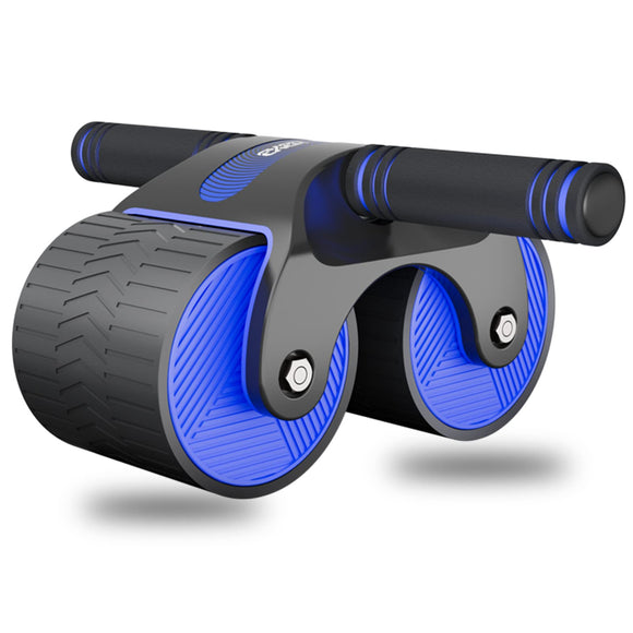GELETE AB Wheel Roller with Automatic Rebound Assistance and Resistance Springs Perfect Home Gym Equipment for Men Women Abdominal Exercise Abdominal Fitness (Blue) GELETE
