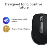 Logitech MX Anywhere 3S Mac Compact Wireless Mouse 8K DPI - Space Grey