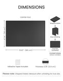 Fluxynara Large Felt Bulletin Board,70.8" x 47.2", Black