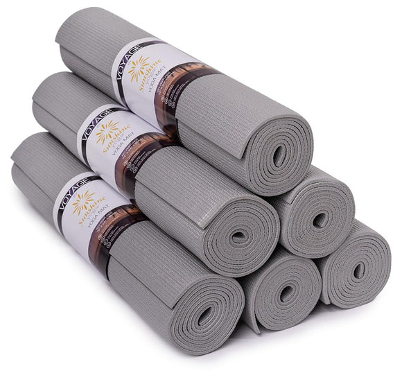 Sunshine Yoga Voyage Yoga Mat, 6 Pack, 72
