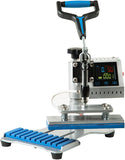 Sublimation Heat Press Machine for Blank Pens, Manual Pen Printing Machine with 360° Rotating Swing-Away Arm, Digital Temp Control (180-200°C), 25-Second Transfer, 220V 200W for Custom Gifts & Busines