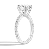MSBLUE® Moissanite Engagement Ring, 3ct Size 5.5