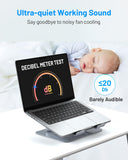 Metfut Laptop Cooling Pad with Detachable Fan & Cooler,360° Rotation Base