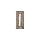 Franklin Iron Works Tahoe Small Rustic Traditional Style Table Lamps 26" High Set of 2 Natural Stale Open Base Rectangular Box Shade for Living Room Bedroom House Bedside Home (Colors May Vary)