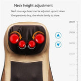 TOEWOE Shiatsu Neck & Back Massager with Heat, Deep Tissue Kneading Massage Chair Pad for Back, Shoulder, Waist, Hips Pain Relief, Massage Seat Cushion for Home & Office Use (Color : Black)