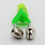 GOUDOGEDC 3Pcs LED Fishing Alarms with Twin Bells - Night Light Bite Indicators for Rod Tips and Multi-Environment Angling Accessories