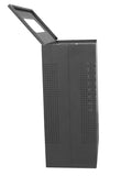Sturdy Essentials Rectangle Sleek, Modern 40 Gallon Metal Commercial Trash Can