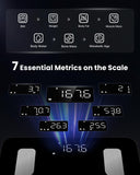 FITINDEX Smart Scale for Body Weight, Body Pod Scale [2026 Upgraded], 8-Electrode Body Composition Scale with BMI, Body Fat, Muscle Mass, Digital Bathroom Scale with Larger Platform, Bluetooth