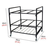 ZAQYCM Rolling File Cart for Blueprint, Poster, Plans, Gift Wrapping Paper and Map - Metal Yoga Mat Storage Holder for Home Office