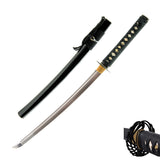 Hand Forged 1045 Carbon Steel Dancing Crane Wakizashi Full Tang Sword