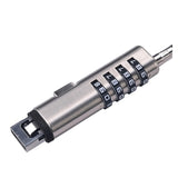 3X USB Password Lock Computer Lock Password Protection Anti-Theft Lock Universal Laptop Computer Password Lock