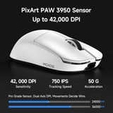 MCHOSE L7 Ultra+ Wireless Gaming Mouse, Ergonomic Mouse Lightweight 48g