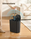 Cesun Motion Sensor Trash Can, 5 Gallon Automatic Bathroom Garbage Can with Lid