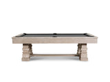 Nixon Billiards - Huck Slate Billiard Pool Table (Grey White Oak, 8 ft)