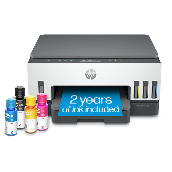 Wireless All-in-One Cartridge-free Ink -Tank Printer, up to 2 years of ink included HP