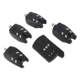 CFTIGIW 4 Pcs Fishing Bite Alarm Pcs Receiver Indicator Sound LED Light Alert Fish Equipment Accessories Fish Bite AlarmFishing Bite AlarmLight Fishing AlertFishing