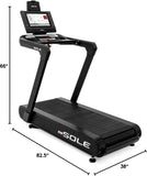 Treadmill Exercise Machine by Sole Fitness, Home Workout Equipment for Low-Impact Cardio, Slat Belt Design for Realistic Running Experience, Touch Screen, and Bluetooth (Sole ST90)