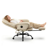 Ergonomic Office Chair with Footrest High Back Computer Desk Chairs Indoor Lounge Chair with Wheels