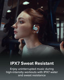 Cleer ARC 3 Open Ear Headphones - Dolby Audio, Snapdragon Sound True Wireless Earbuds, 50Hr Battery, Blue Cleer