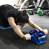 CfoPiryx Ab Roller for Abs Workout Abdominal Exercise Rollers, Abdominal Roller 4 Wheels Muscle Exerciser Fitness Training Rollers, for Men Women Gym Exercise Fitness