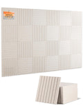 Large Felt Bulletin Board 24 Pack Tiles 48x71in Alternative to Cork Board