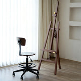 Solid Wood Artist's Easel，Foldable Floor-Standing Display Stand，Includes Artist's Stool