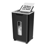 Paper Shredder for Home Office, 60 Sheets Auto Feed, 2.4m/min Shredding, 55dB Super Quiet, P-4 Cross Cut Shredders with 5.8 Gallons Bin Shreds CD, Credit Card Wingwise