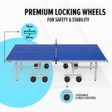 JOOLA J500X Outdoor Performance Table Tennis Table – High Strength & Hardness CMF Surface for Stable Bounce – Durable, Waterproof & UV Resistant 12mm Top – All-Weather Indoor/Outdoor Ping Pong Table