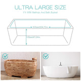 AGPTEK 12 Pack Disposable Bathtub Cover Liner, Large Bathtub Liner Plastic Bag for Salon, Household and Hotel Bath Tubs (102 x47 Inch)