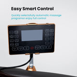 Massage Chair,Full Body Zero Gravity SL Track Massage Chair Recliner Chair with Smart Large Screen Bluetooth Speaker Built-in Heat Therapy Foot Roller Air Massage System for Home Office,Grey
