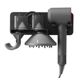 Hair Dryer Wall Mount Holder Compatible with Dyson Supersonic,Hair Styler Nozzle Attachments Organizer Storage Bracket for Bathroom