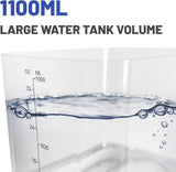 Water-Flosser-Teeth-Cleaner MAKJUNS Water Tank Dental Flosser with 10 Pressure Settings and 6 Tips IPX7 Waterproof(White)