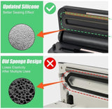 Etunia Cordless Vacuum Sealer, Rechargeable Vacuum Seal Machine for Dry/Moist Food Storage to Extend Fresh, 1 Air Hose for Food Containers, 2 Jar Sealers/Lids for Mason Jars (Black)
