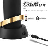 BLUBYEES Electric Wine Bottle Opener with Charging Base and Built-In Foil Cutter, Rechargeable Touch-Activated Automatic Corkscrew, Luxury Gift for Men and Women Wine Lovers