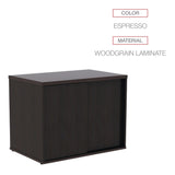 Alera ALELS593020ES Open Office 29-1/2 in. x 19-1/8 in. x 22-7/8 in. Low Storage Cabinet Credenza - Espresso Alera