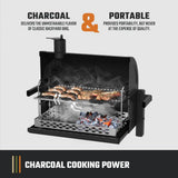 Oklahoma Joe's Rambler Portable Charcoal Grill with 218 sq. in. Cooking Area in Black