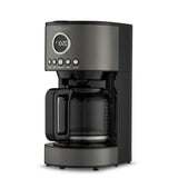 Cuisinart Stainless Steel 12-Cup Coffee Machine, Black Stainless Steel DCC-1220BKS
