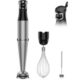 Immersion Blender Handheld 1100W 3 in 1 Corded Stick Hand Blenders for Kitchen with Trigger Speed Control, with Whisk