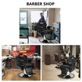 OmySalon All Purpose Hydraulic Barber Chair Recline 360 Degree Swivel Height Adjustable Heavy Duty Hairdresser Chair Beauty Salon Spa Tattoo Styling Equipment