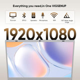 VIGSENUP15.6 FHD Laptop 8GB RAM 256GB SSD,CPU up to3.4GHz,Office Suite