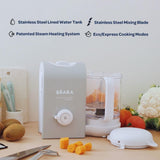 BEABA Babycook Express - the Fastest Babycook, Baby Food Maker, Baby Food Processor, Baby Food Steamer, Large Capacity, Make 34 Servings of Healthy Food for Baby in 15 Mins, Baltic Blue